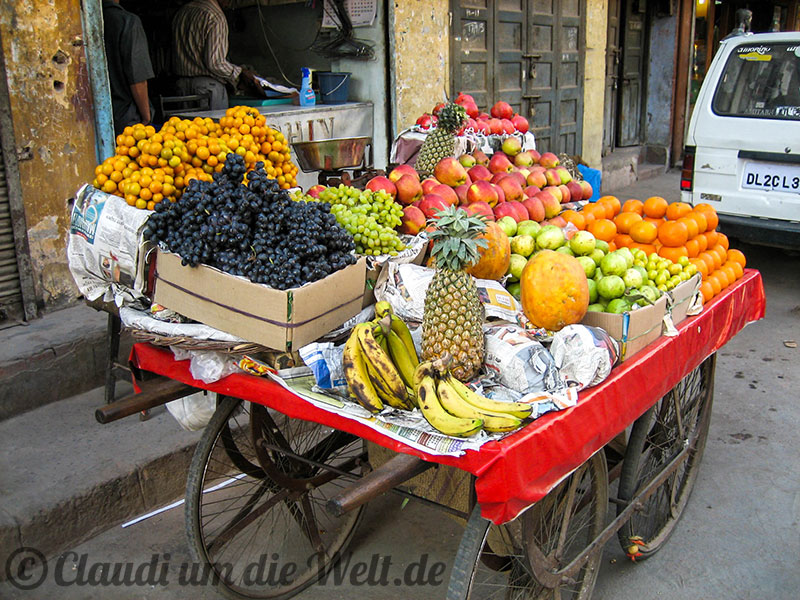 Indien - Obststand