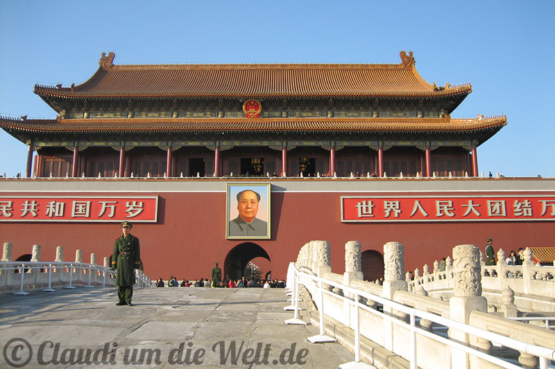 Beijin - EIngang zur verbotenen Stadt