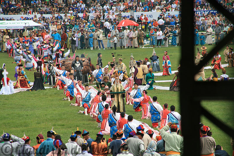 Naadam-Eröffungszeremonie