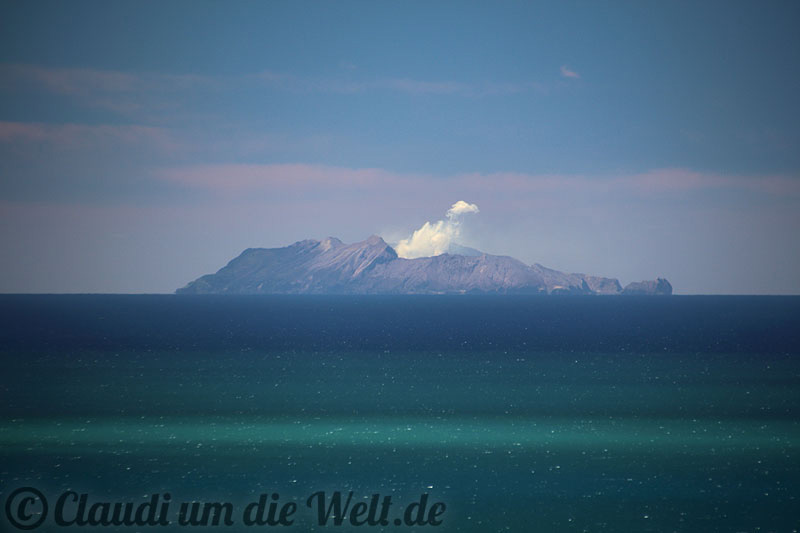 Blick nach White Island