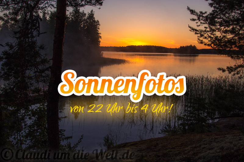 Finnland Sonnenaufgang Sonnenuntergang