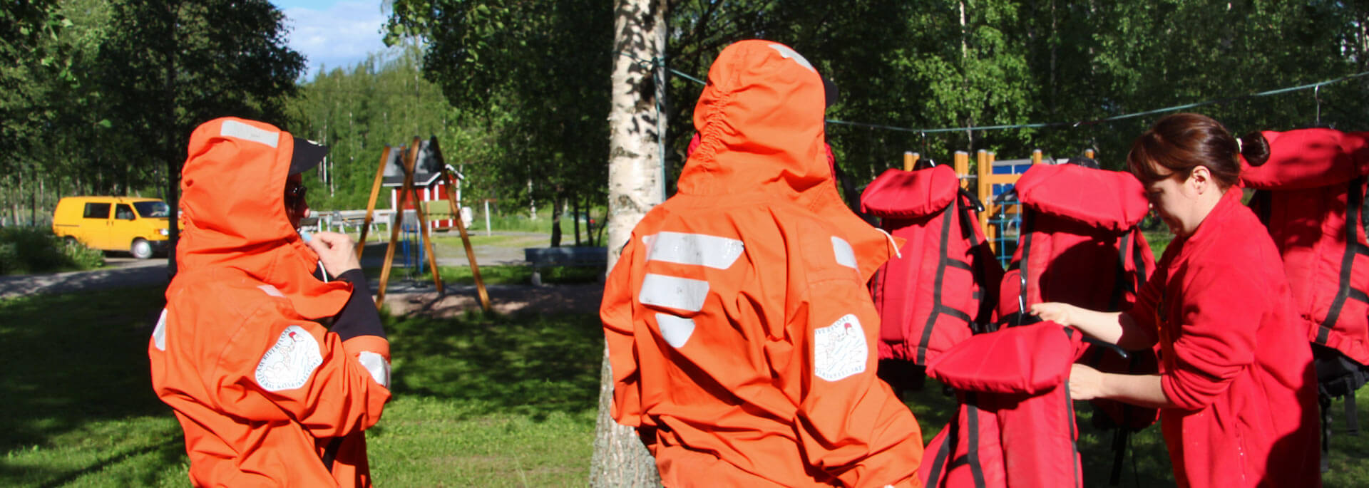 Wie ich mich beim River Floating in Finnland nass machte