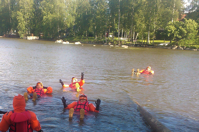 Finnland River Floating Start