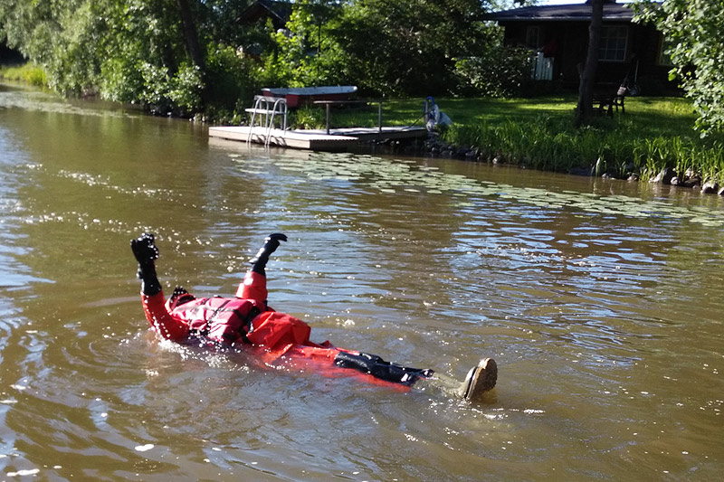 Wasserengel beim River Floating