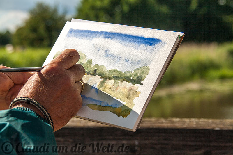 Aquarellkurs in der Prignitz Brandenburg