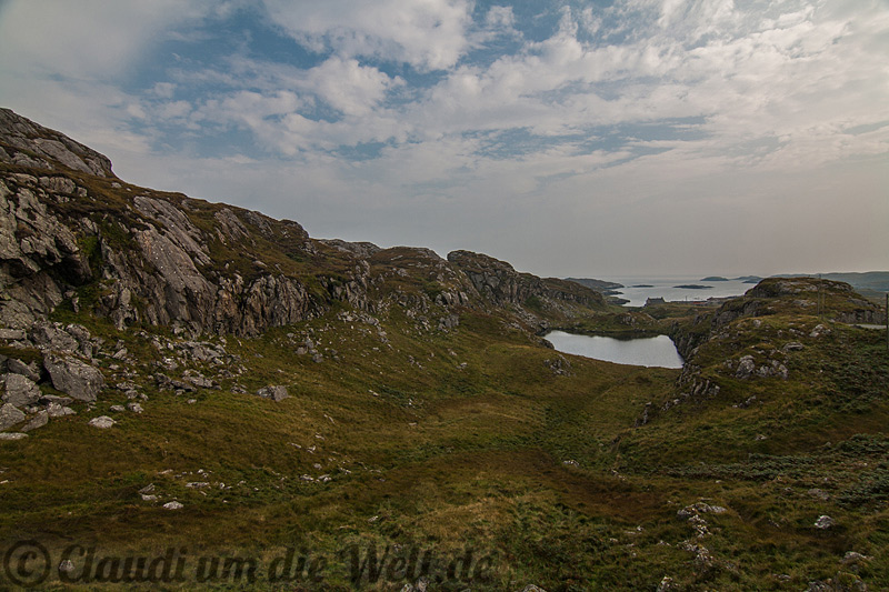 Schottland Herbrideninsel Harris Golden Road