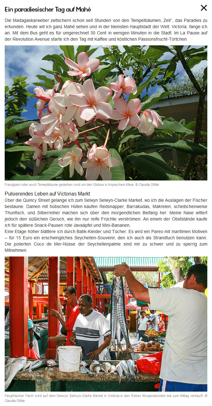 Seychellen-Artikel bei neckermann-reisen.de