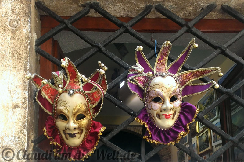 Venezianische Masken in Rovinj