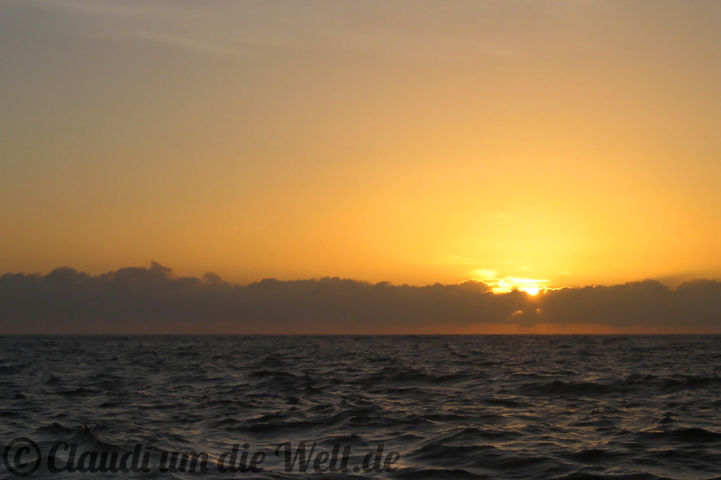 Sonnenuntergang vorm Tauchgang