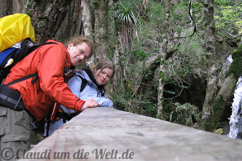 erschöpfte Wanderer vom Overland Track, Tasmanien