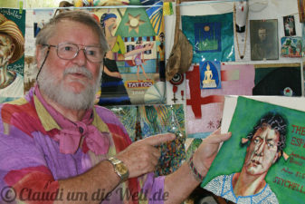 Seychellen-KĂŒnstler Michael Adams