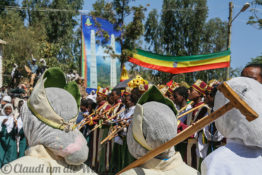 Marienfest in Aksum Äthiopien