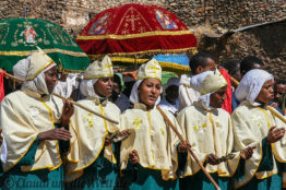 Marienfest in Aksum Äthiopien