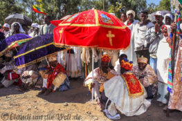 Marienfest in Aksum Äthiopien