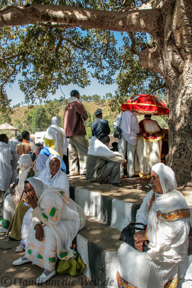 Marienfest in Aksum Äthiopien