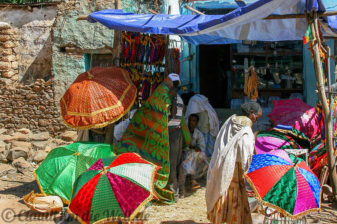 Marienfest in Aksum Äthiopien