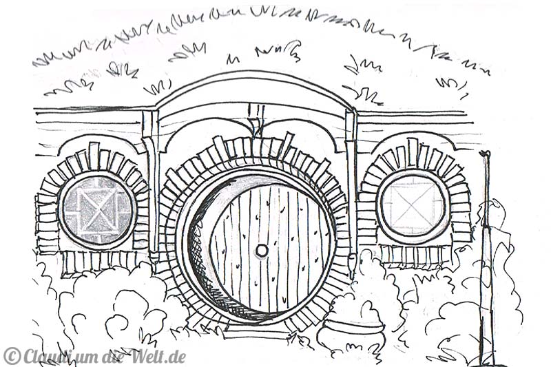 Travel Sketch Hobbiton