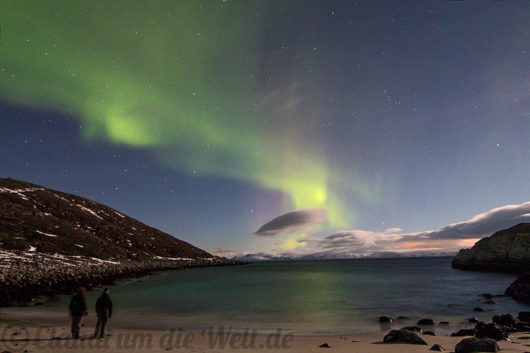Nordlichter über Hammerfest, Nordnorwegen