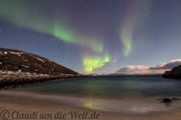 Nordlichter über Hammerfest, Nordnorwegen