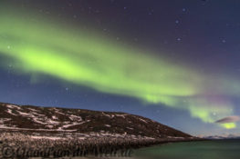 Nordlichter über Hammerfest, Nordnorwegen