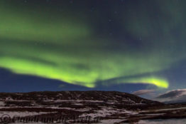 norNordlichter über Hammerfest, Nordnorwegen