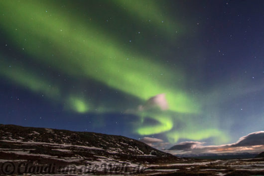 Nordlichter über Hammerfest, Nordnorwegen