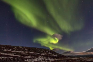 Nordlichter über Hammerfest, Nordnorwegen
