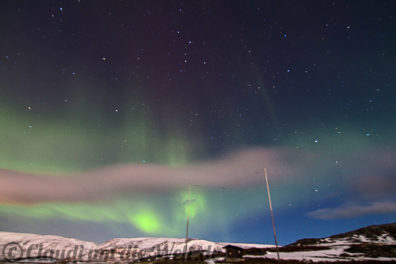 Nordlichter über Hammerfest, Nordnorwegen