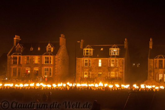 Fackeln Uphellyaa 2015 Shetland Lerwick