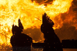 Uphellyaa 2015 Shetland Lerwick wikinger-silhouetten 2