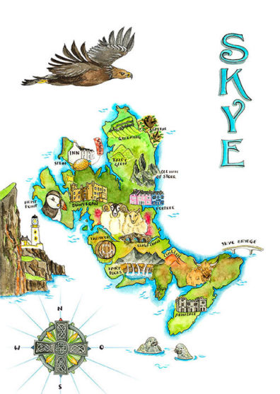 Landkarte Isle of Skye