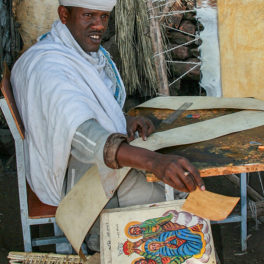 Ikonen-Maler in Lalibela
