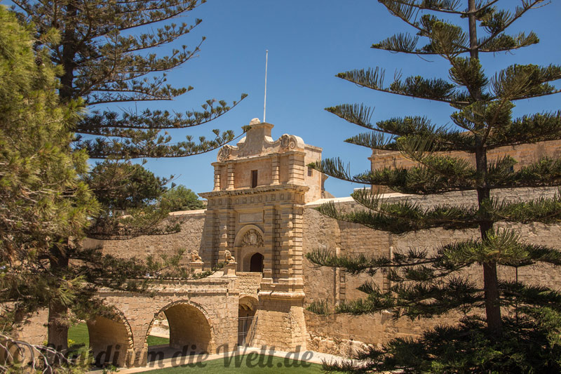 Eingangstor zu Maltas alter Hauptstadt Mdina