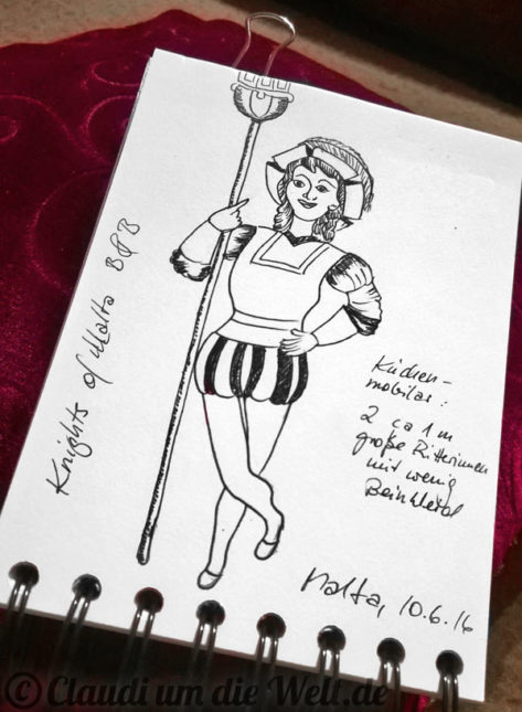 Travelsketch: Malteser Wächterin