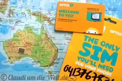 Optus-SIM-Karte für Westaustralien