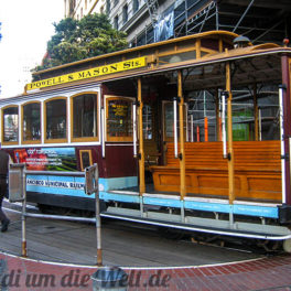 Cable Car auf dem Turntable